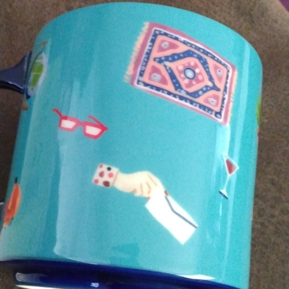 NEW Anthropologie Colorful Summer Mug - Picture 6 of 6